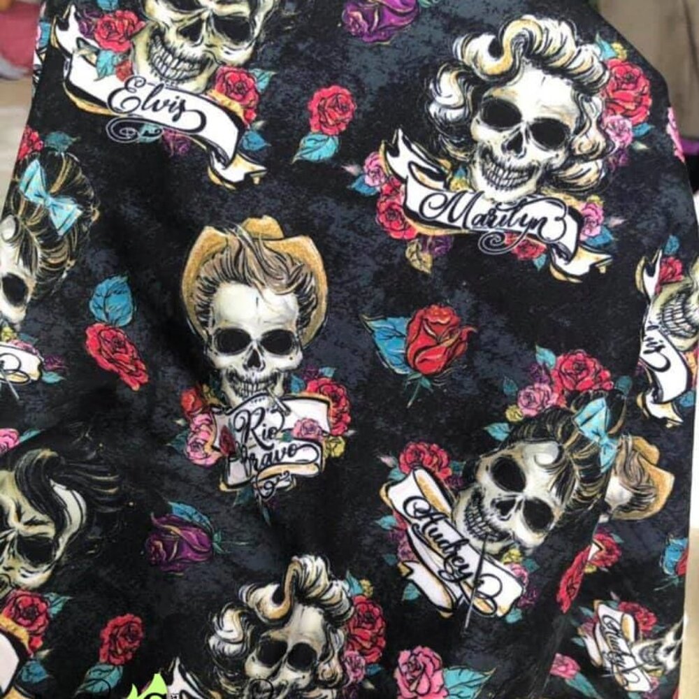 Sweet Demise Skull Skeleton Leggings